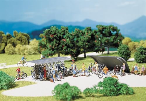 Abris vélo Faller F272535 pour modélisme ferroviaire à l'échelle HO