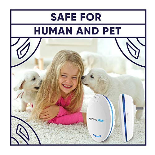 BRISON Ultrasonic Pest Repeller Plug-in Control Electronic Insect Repellent Gets Rid Mosquito Bed Bugs Roach Spiders Fleas Mice Ants Fruit Fly [3+1-Pack] - Thumbnail 5