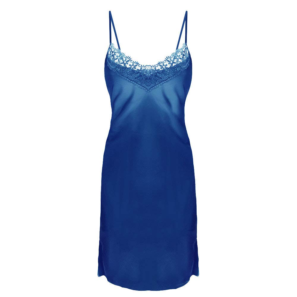 Dress Sleepwear Silk Slim Nightdress Cozy Sling Satin Attractive Babydoll Nightgown Nightdress