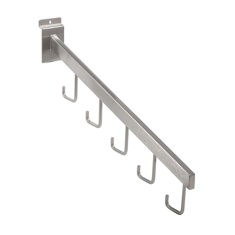 EconocoBQRW5HSN 5 Hook Rectangular Waterfall for Slatwall (Pack of 24)