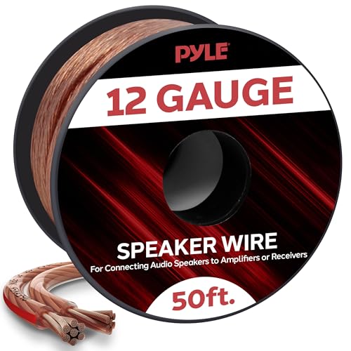 Cable para altavoces de calibre 12 Pyle PSC1250 para un sonido impecable