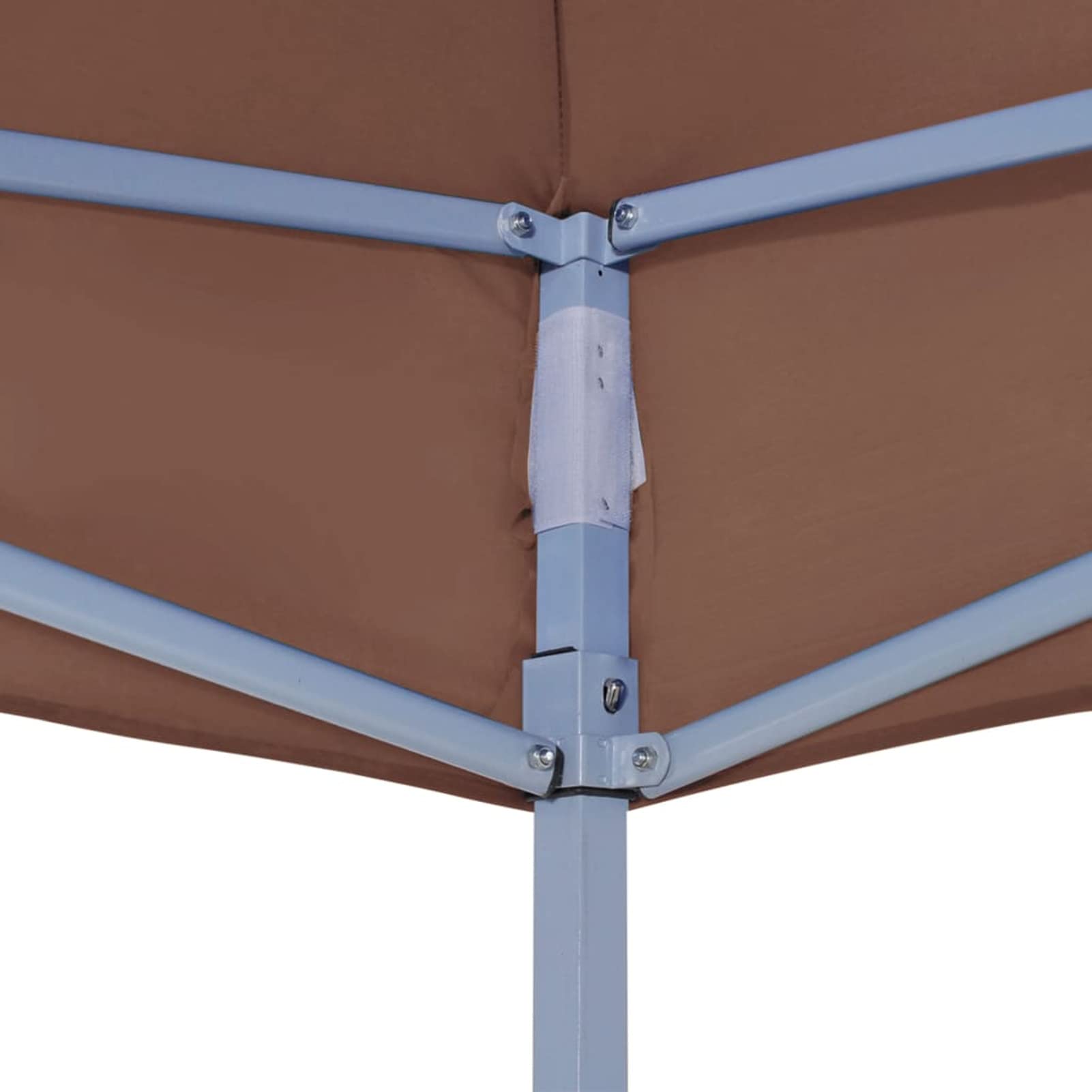 Tienda de campaña para fiestas, techo de 4 x 3 m, marrón, 270 g/m², resistente al agua, toldo para jardín, fiesta, camping, evento, tienda de campaña de boda