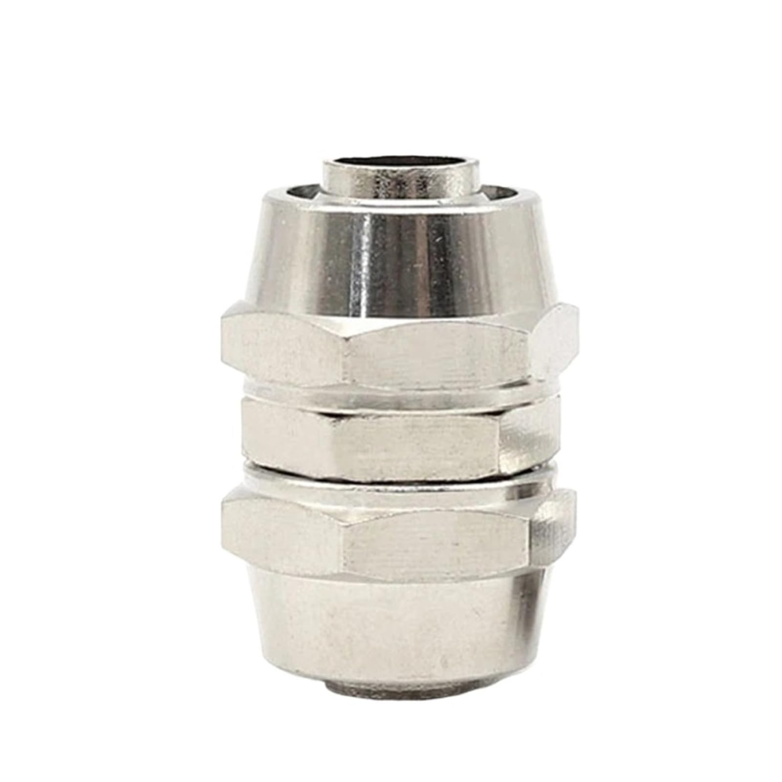 Lkvga 6Mm To 6Mm Lock Nut Straight 4Mm Push In Fittings Pneumatic For Air Pipe Connector