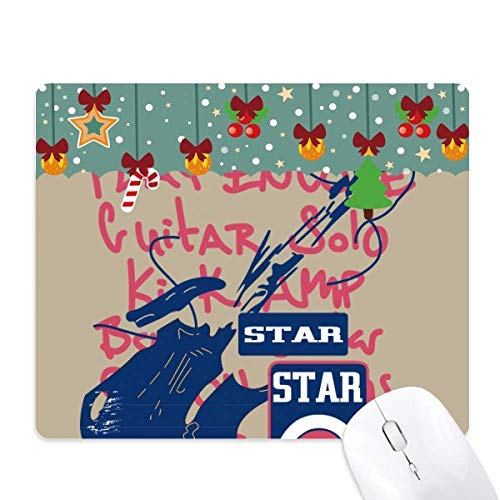 Tapis de souris guitare doodle, le cadeau de Noël idéal pour les musiciens