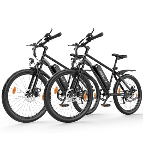 ESKUTE M100+ Combo Electric Bike, 27.5" Electric Mountain Bike, 250W Brushless Motor, 36V 13Ah Removable Battery, LCD Display, E-MTB E-bike Electric Bicycle For Adults Men Women
