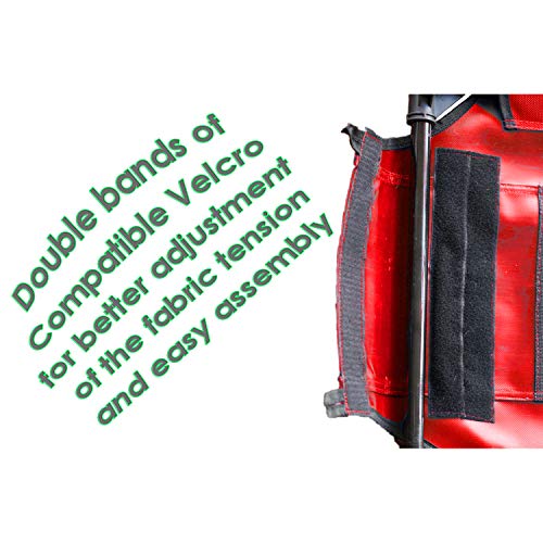 2Pet Elevated Cooling Pet Bed, Pet Cot, Dog Bed With Breathable Mesh Fabric, Orthopedic, Easy Clean For Small, Medium, Large, Extra Large All Breeds And New Improved Nylon 1680D, Meshed (X-Large, Red) #TOP6