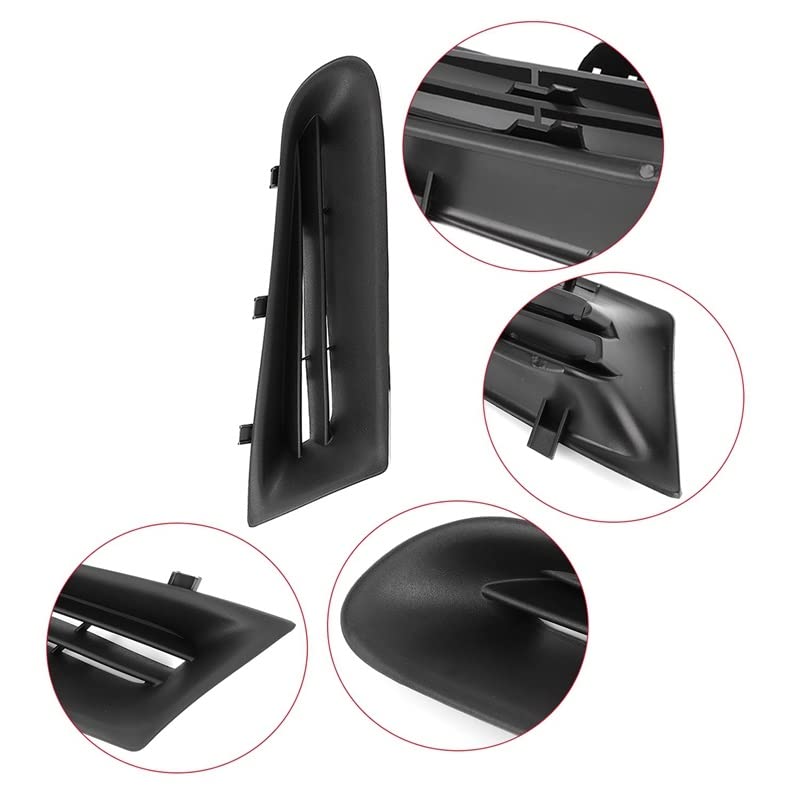 Rejilla superior para Clio MK3 2005-2009, soluciona roturas en el parachoques delantero 4