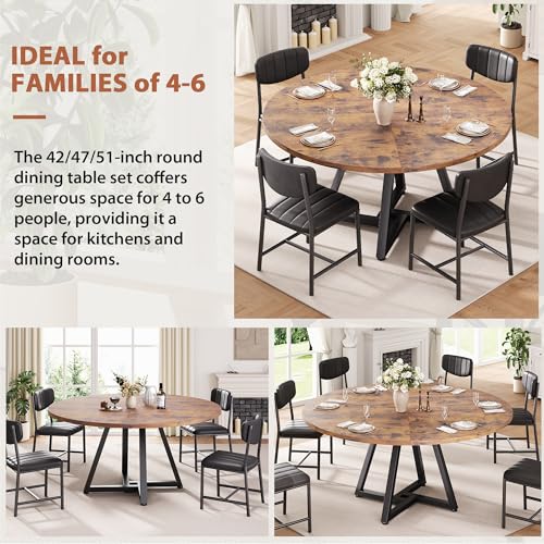 11% Off Jocoevol Round Dining Table for 4 - Image 5