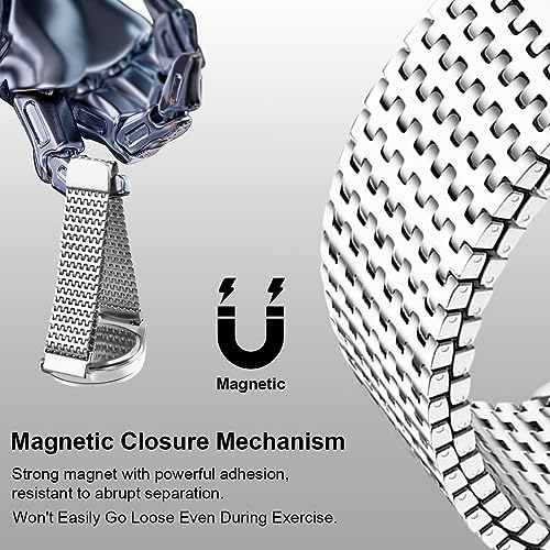 Bracelet en acier inoxydable pour Galaxy Watch 46mm look élégant