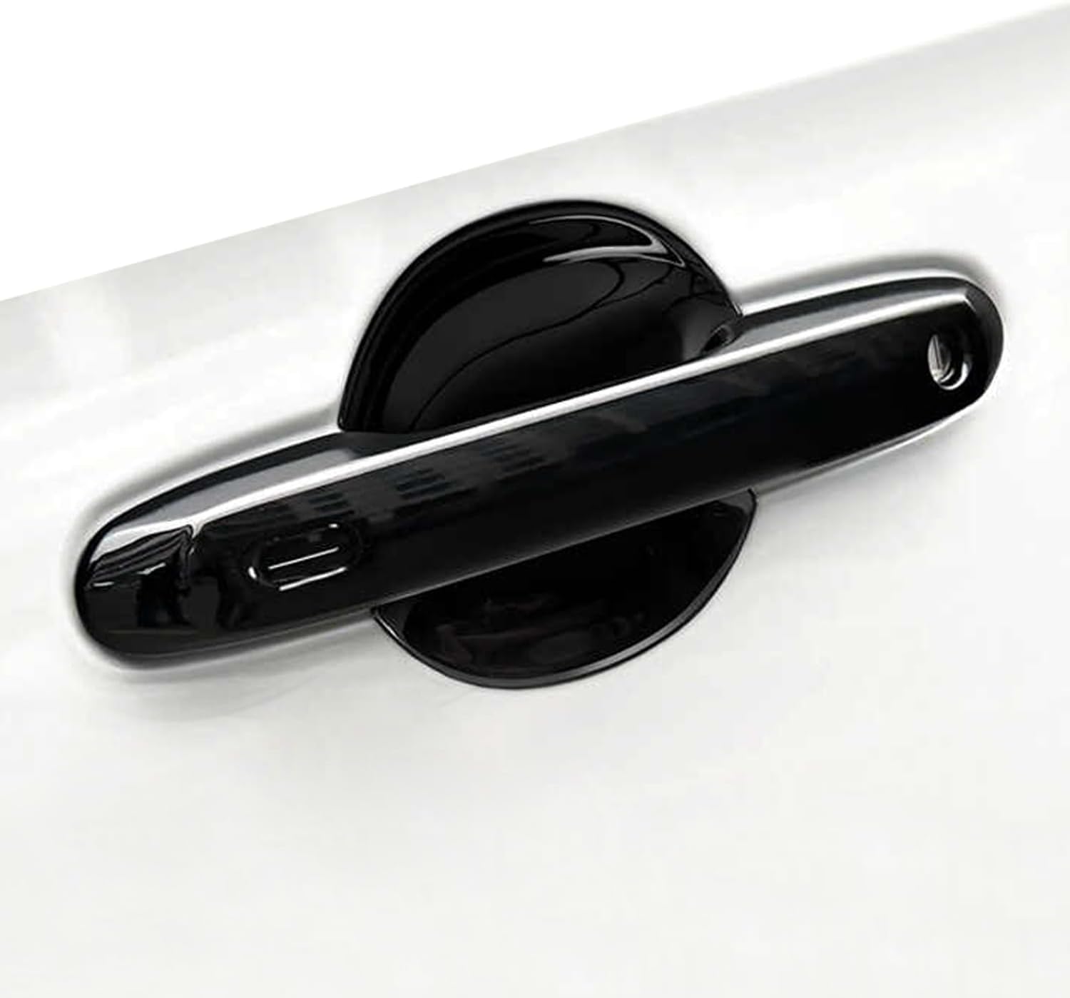 L2R Door Handle Bowl Cover Trim for Toyota Grand Highlander 2024-2025, ABS Exterior Accessories, 8 Pieces (Black)