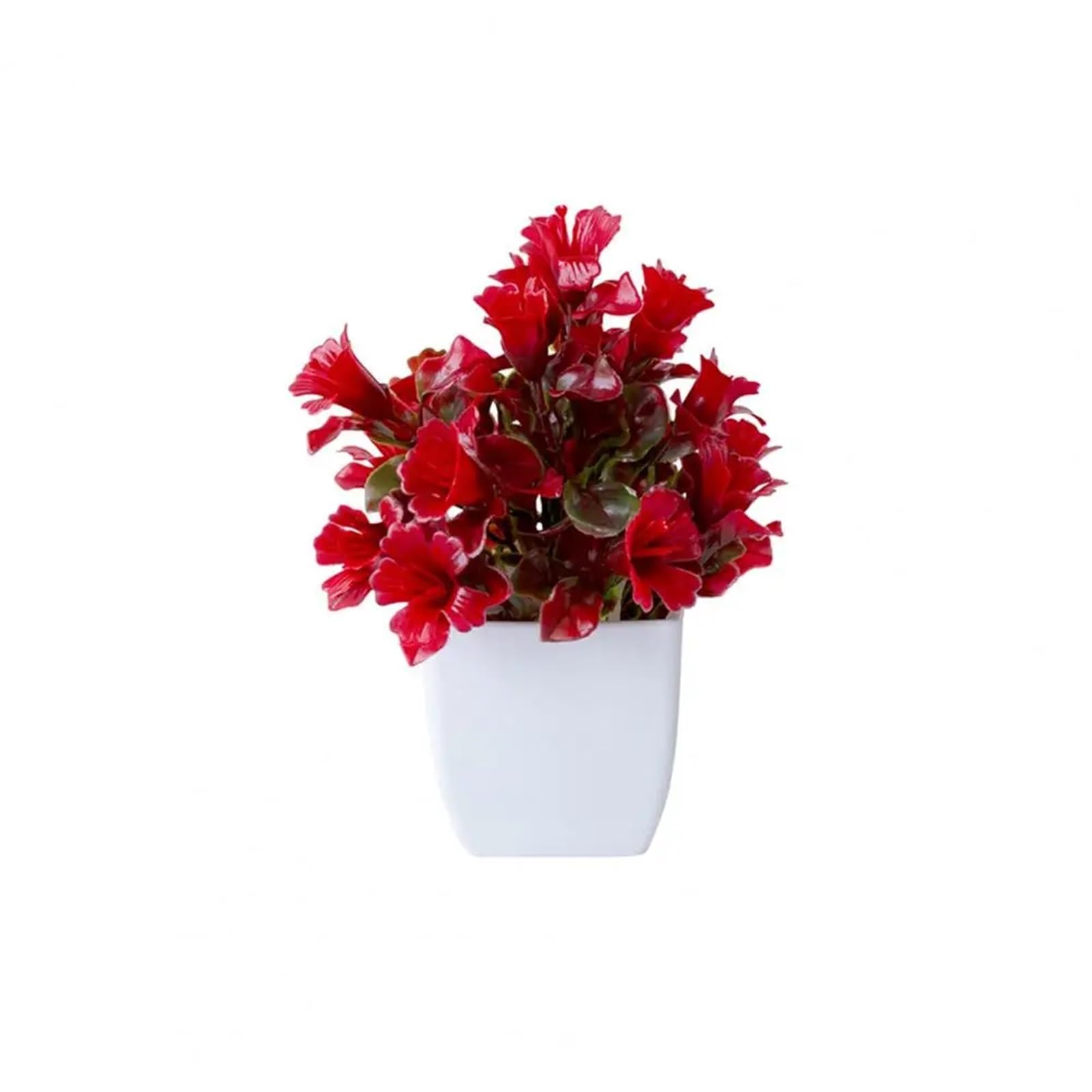 HUWOYG 2PCS Fake Potted Plant No-fade Artificial Lilac Bonsai Realistic Simulated Green For Home Decoration For Home