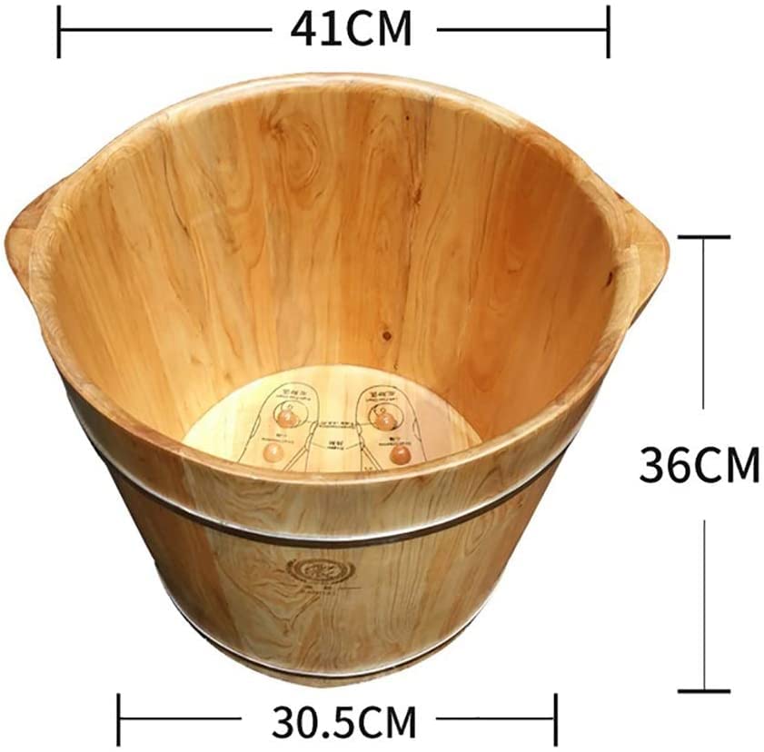 Cubeta de madera para baño de pies y spa miniatura 2