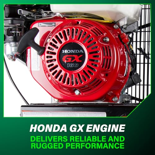 Metabo HPT Gas Powered Wheeled Air Compressor, 8 Gallon, 116 to 145 PSI, Professional Grade Honda GX Engine, Cast Iron Cylinder, Powerful Compression, Integrated Control Panel, EC2510E