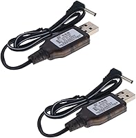 Vista 6 de Fielect Cable cargador USB de 6V 250mA con conector SM-2P enchufe para coche RC Ni-MH Ni-CD batería