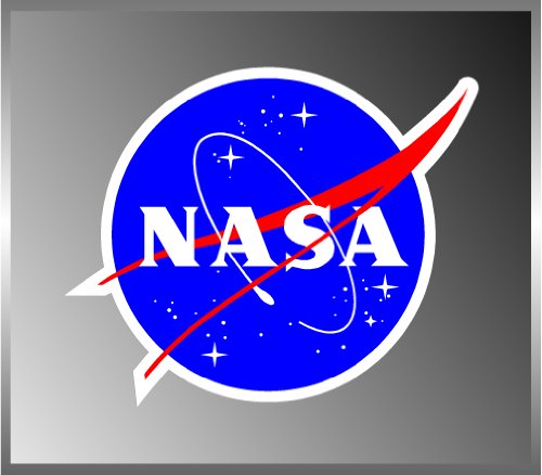 NASA Seal USA Space Cosmos Logo Vinyl sticker 4 x4