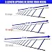 Yes4All Agility Ladder Speed Training Equipment, Adjustable Football Ladder for All Ages with Carry Bag, Durable, Portable, Multiple Colors & Rungs