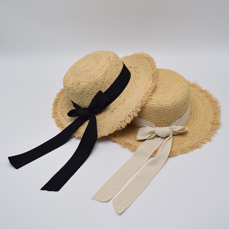 Lafite Hat Children's Strapping Sunshade Hat Beach Travel Shooting Hat2