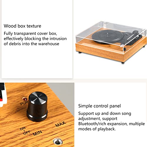 Tourne Disque Vintage, Platine Vinyle Bluetooth Mini Chaine HiFi Cache-PoussièRe Transparent Haut-Parleurs StéRéO… - Les Beatles, Paul McCartney, John Lennon, RIngo Starr, George Harrison Tourne Disque Vintage, Platine Vinyle Bluetooth Mini Chaine HiFi Cache-PoussièRe Transparent Haut-Parleurs StéRéO… – Image 6