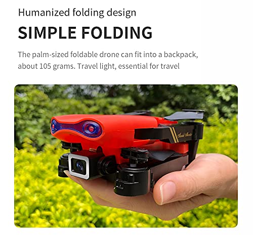 Drone E99 PRO RC Drone 4K HD Câmera dupla, WiFi FPV Dobrável Retorno Automático Altitude Hold Drone,