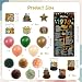 Vintage 50th Birthday Decorations Banners - 38 Pcs Banner Back in 1976 Backdrop Hanging Swirls Honeycomb Table Decoration Paper Pompoms Balloons for Men Women 50 Years Old Birthday Party Supplies