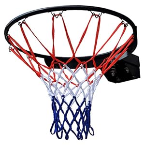 Muur Zwarte Basketbalring Ring Met Netto Professionele Maat 18″45cm Basketbal Hoepel Netto Ring Wand Gemonteerd Voor Buiten Binnen Basketbal Hoepel (Color : Black)