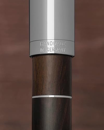 Miniatura 6 de Graf von Faber-Castell Pluma estilográfica clásica Anello Grenadilla, punta mediana (M) (FC145800)