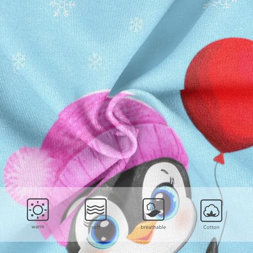 Toddler Underwear Floral 2t Cotton Little Girl Panties Designer Underpants Briefs Cute Penguin Light Blue3