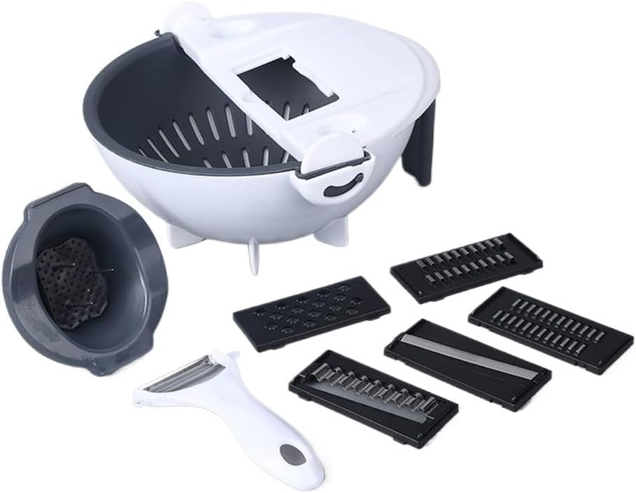 Multifunctional vegetable cutter fruit slicer grater steel blade potato dicing carrot kitchen gadget(E)