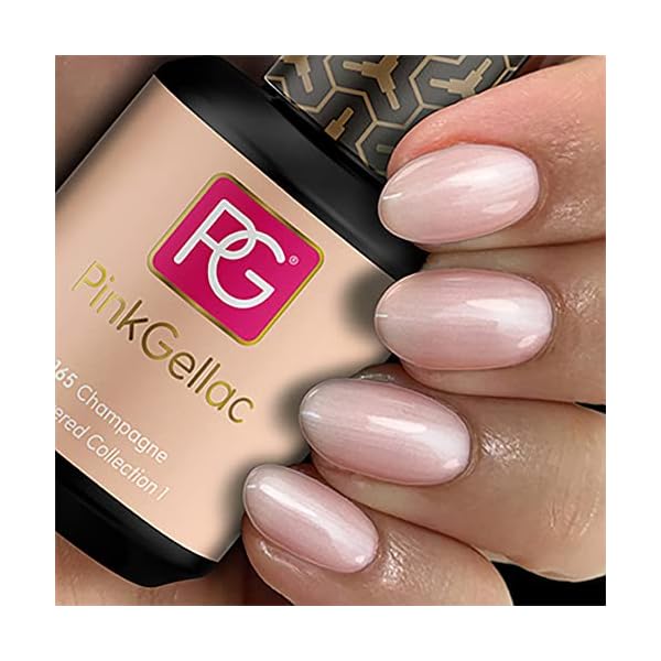 PINK-Gellac-165-champagne-UV-nagellack-profesional-Gel-Esmalte-de-unas-Goma-Laca-para-al-menos-14-dias-Perfecto-brillante-unas