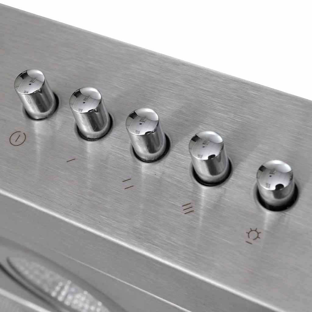 vidaXL Hotte Plate en Acier Inoxydable 900 mm Aspirante de Cuisine Maison