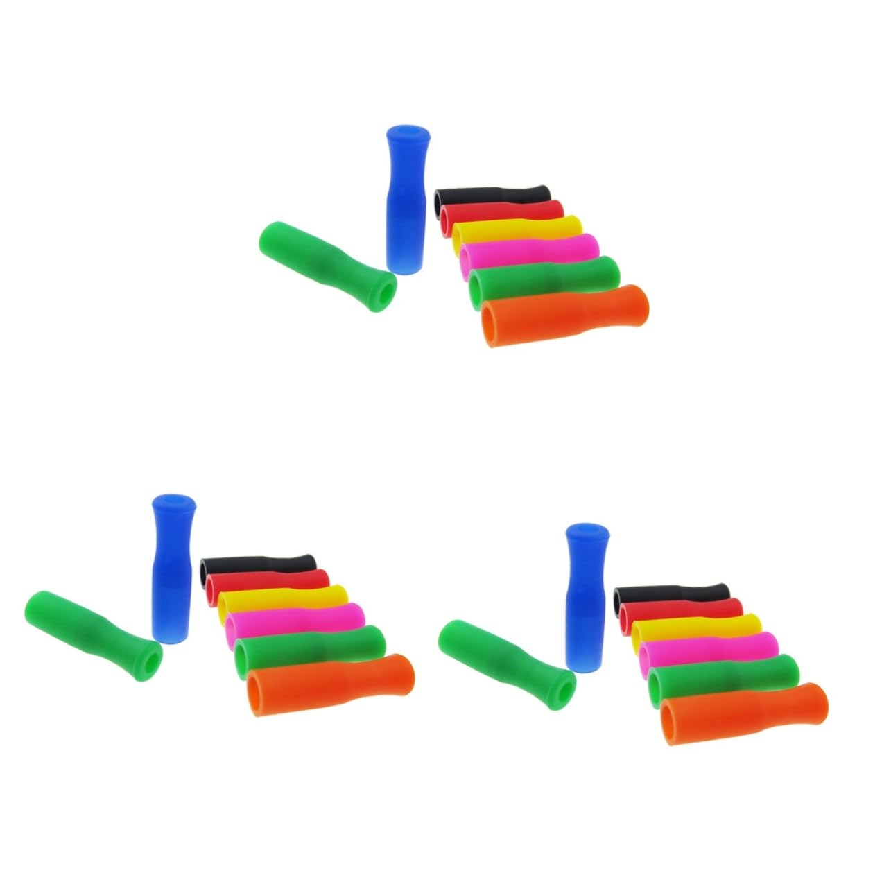 Embouts silicone réutilisables pour emporter vos boissons partout avec les couvre-pailles