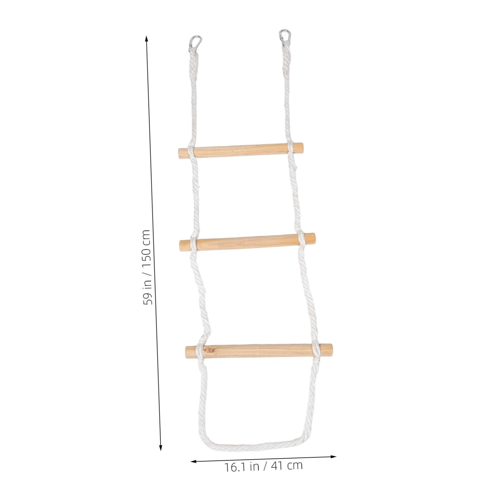 Cabilock Stable Bunk Bed Ladder Rope Easy Hanging Climbing Equipment for Children's Playset