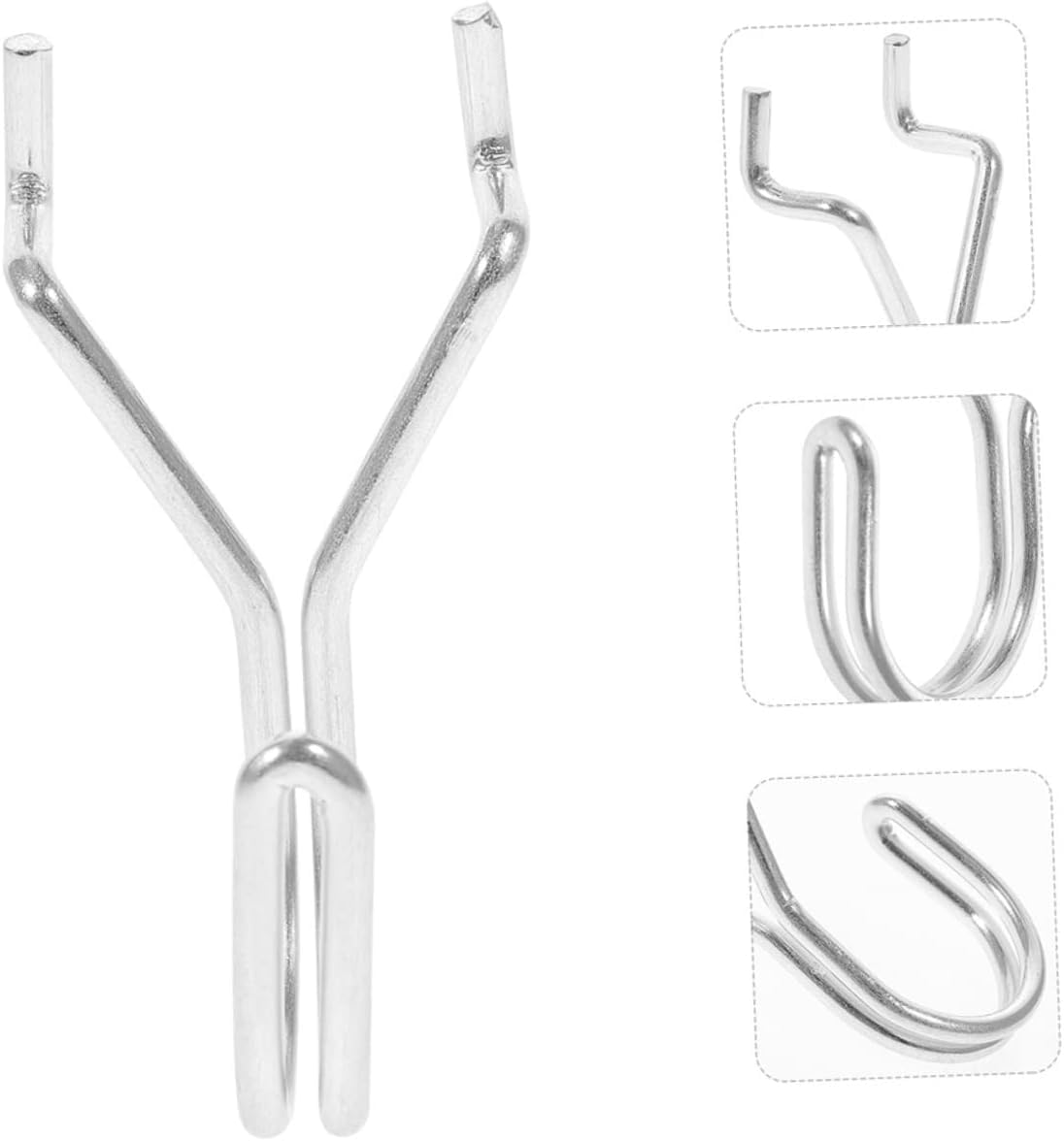 Stecktafel-Haken, 15 Stück, Werkzeughaken, Metallaufhänger, Edelstahl, Regal, Metallhaken, Werkzeugtafel-Haken, Stecktafel-Haken for Geschäfte, Stecktafel-Aufhänger, Haushalts-Stecktafel-Haken, Eisen-