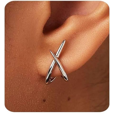 Gold Earrings for Women Trendy,14K Gold Stud Earrings Dainty Earrings Simple Minimalist Gold Earrings Hypoallergenic Earring for Women Gifts