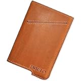 Fidelo Leather Case For Carbon Fiber/Aluminum pop up wallet for men - Crazy Horse Leather Case Slim