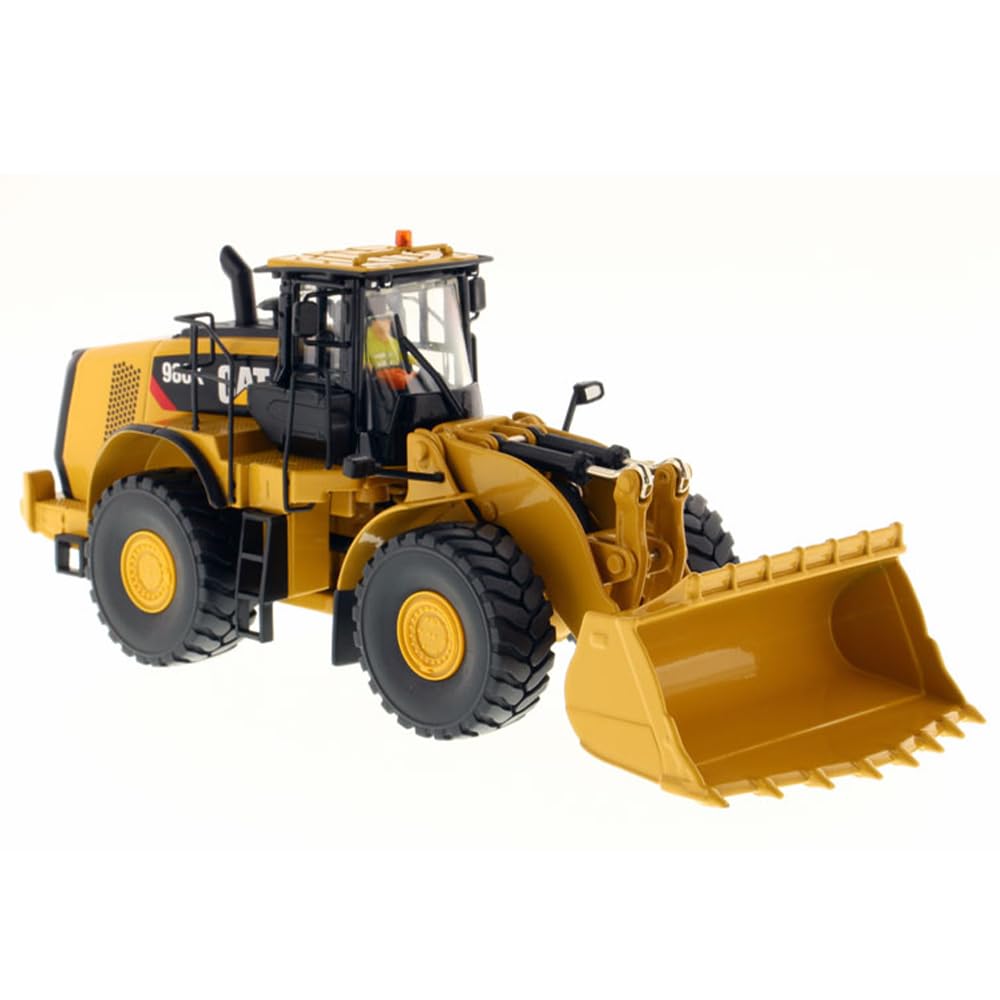Diecast Masters Cat 980K Radlader RockCon 1:50 | Mit Rock Bucket, Displayfenster-Box, detailgetreuer CAT Radlader, ab 14 Jahren, 85296c