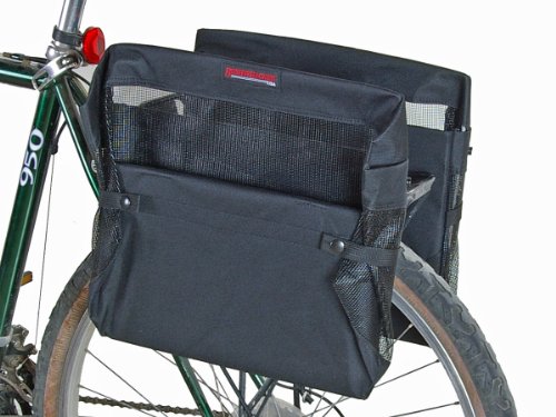 Bushwhacker Omaha - Bicycle Grocery Pannier Cycling Rack Basket Bike Rear Bag Rear Accessories - Sold As Pair #TOP1
