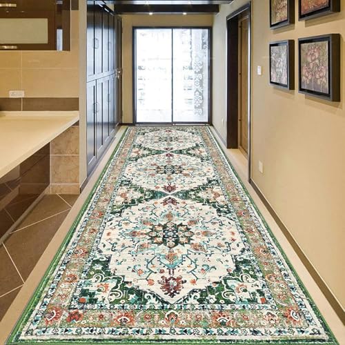 Tapis d'entrée allongé antidérapant et lavable pour un sol impeccable