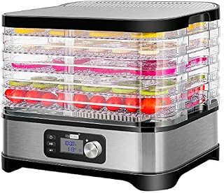 VIVOHOME Electric 400W 5 Trays Food Dehydrator Machine with Digital Timer and Temperature