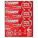 Colgate Optic White Stain Fighter Clean Mint Paste Teeth Whitening Toothpaste, 4 Pack, Anticavity Toothpaste with Fluoride, Enamel Safe Teeth Stain Remover, 3.8 OZ