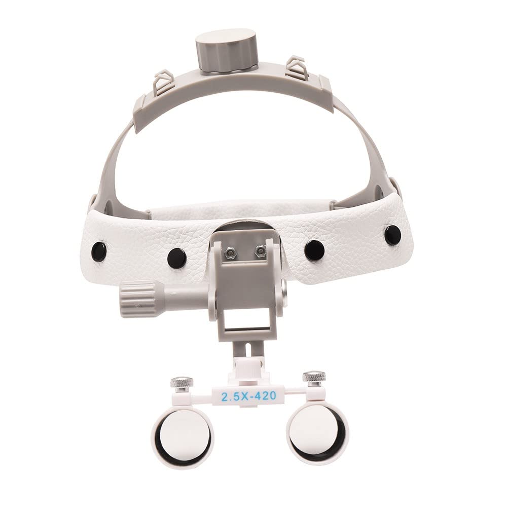 asdchZen Magnifying Glasses Loupes 2.5X Headband Binocular Loupe Dental Surgical Magnifier