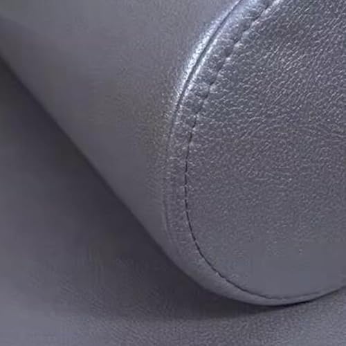 Miniatura 9 de Almohada redonda de tela suave para dormir, almohada cilíndrica larga, cojín de cintura, cuello cervical, almohada para reposar rodillas (blanco,