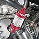 KIMISS Metall Glas Inline Gas Ölfilter 8mm Gewinde Ersatz für Motorrad(Rot)