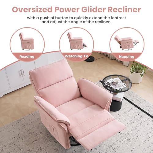 Sillón Recliner Plegable rosa miniatura 5