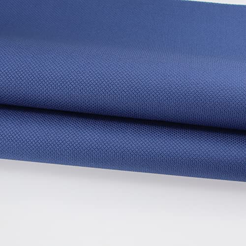 Image of KCS 3 pc of 15 inch x 18 inch Counted Cross Stitch Cotton Aida Cloth Needlework Fabric,14CT,Jeans Blue