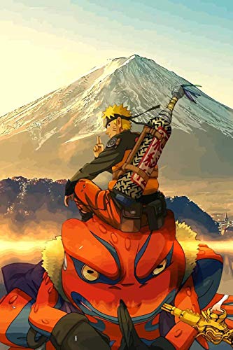 NARUTO-�i���g-�A�j���|�X�^�[�ǉ�A����A�[�g�z���f�[�M�t�g�A�Ƃ̑����|�X�^�[�ǉ�̃J�X�^�}�C�Y30x45cm�i12x18inch�j�t���[���Ȃ��|�X�^�[8