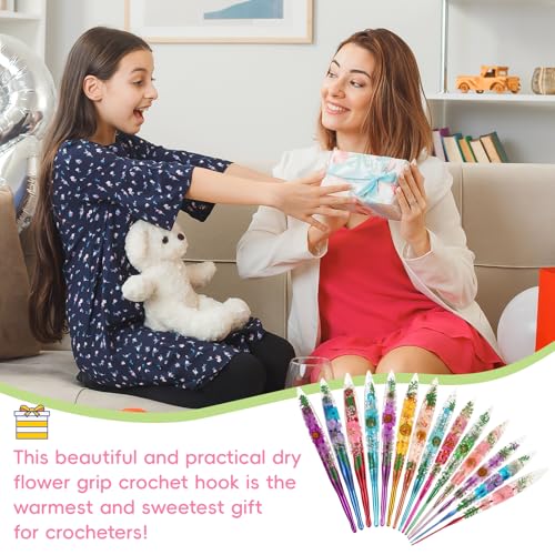 Image of Katech 3.0mm Crochet Hook for Arthritic Hands, Long Aluminum Inline Hooks