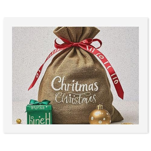 Kits de pintura por números para adultos lienzo óleo saco Navidad regalo decoración hogar