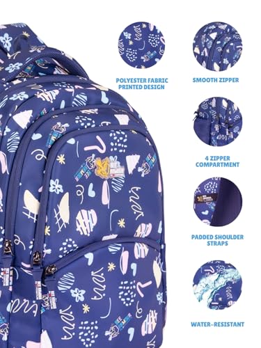 Image of Lyra Sweet Treats 37L School Backpack - Ice Cream & Candy Fun Edition | For Kids (Girls & Boys)