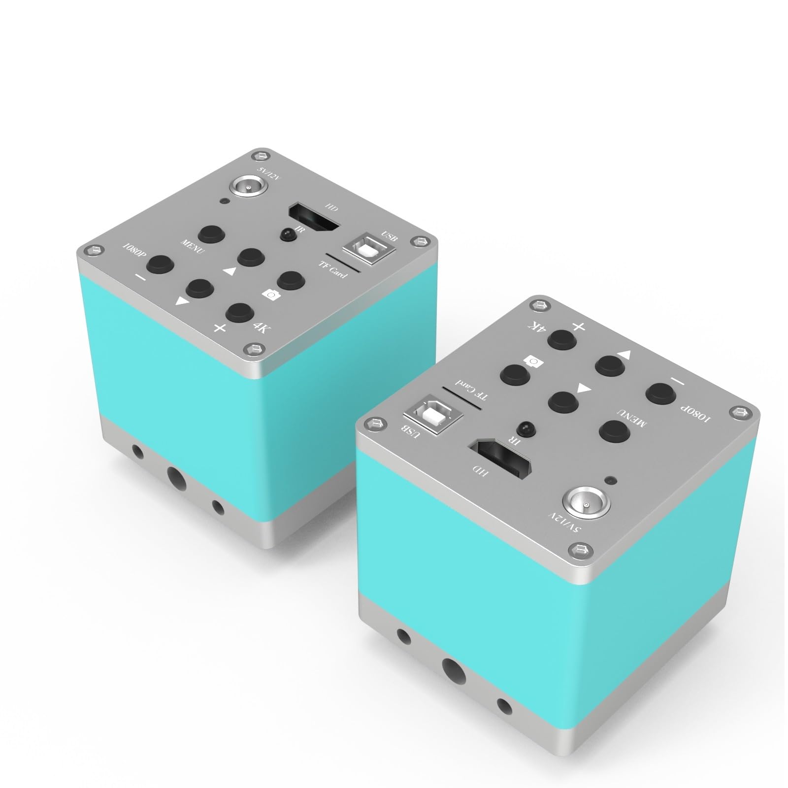 Lente de microscopio, USB 1080P 60FPS 4K Cámara Industrial Electrónica Digital Video Trinocular Microscopio Cámara Observación PCB Mantenimiento